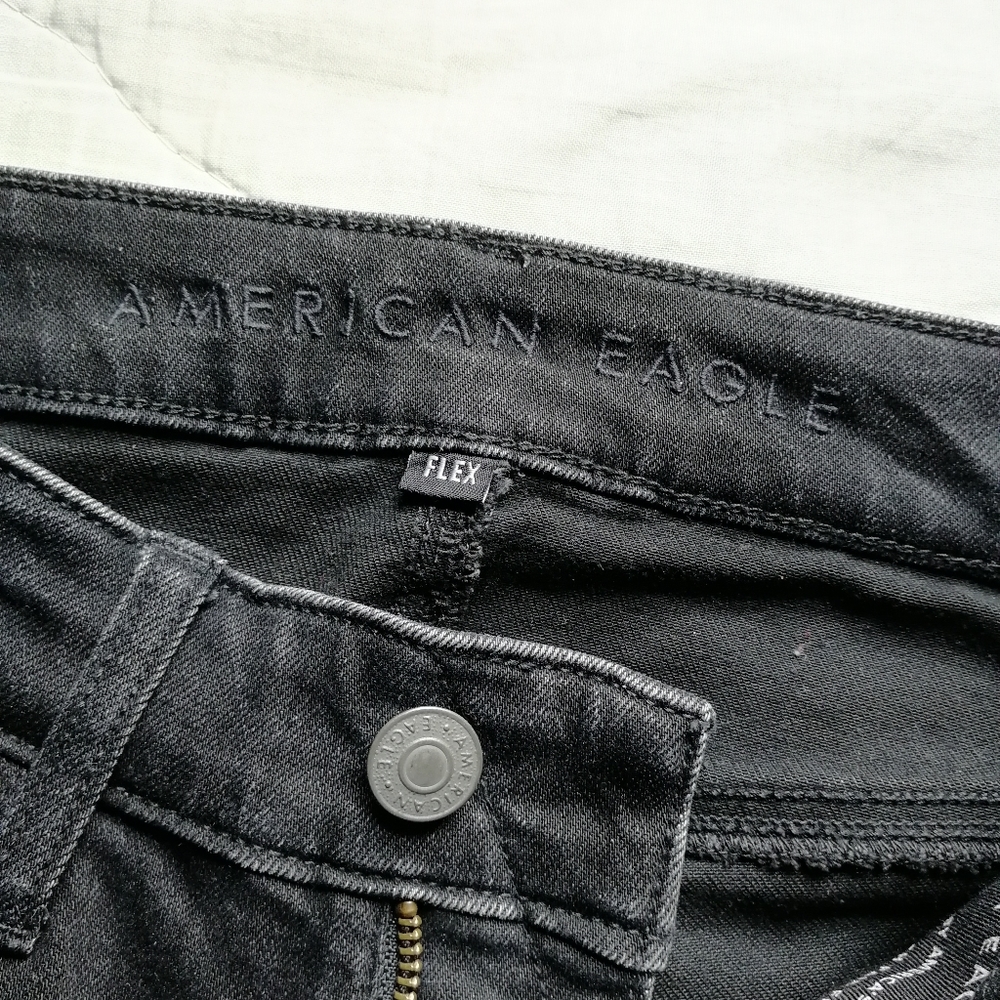AMERICAN EAGLE Mens Distress Skinny Flex 26x28 - Picture 6 of 11
